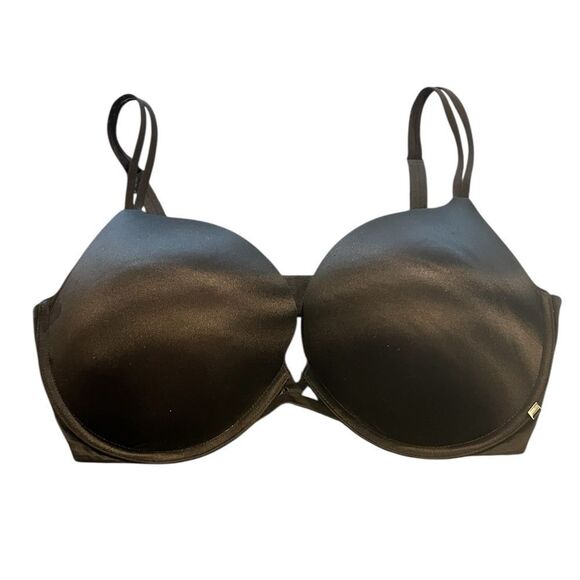 Victoria's Secret Black Push Up Bra with Molded Cups size 36DDD - Picture 1 of 5